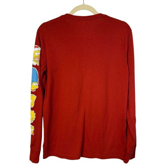 Simpsons Christmas Long Sleeve Tee Shirt Sz. S Holidays - Picture 4 of 5